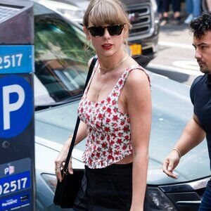 NWT Free People Melanie Corset Tank in Ivory Combo (as seen on Taylor Swift)